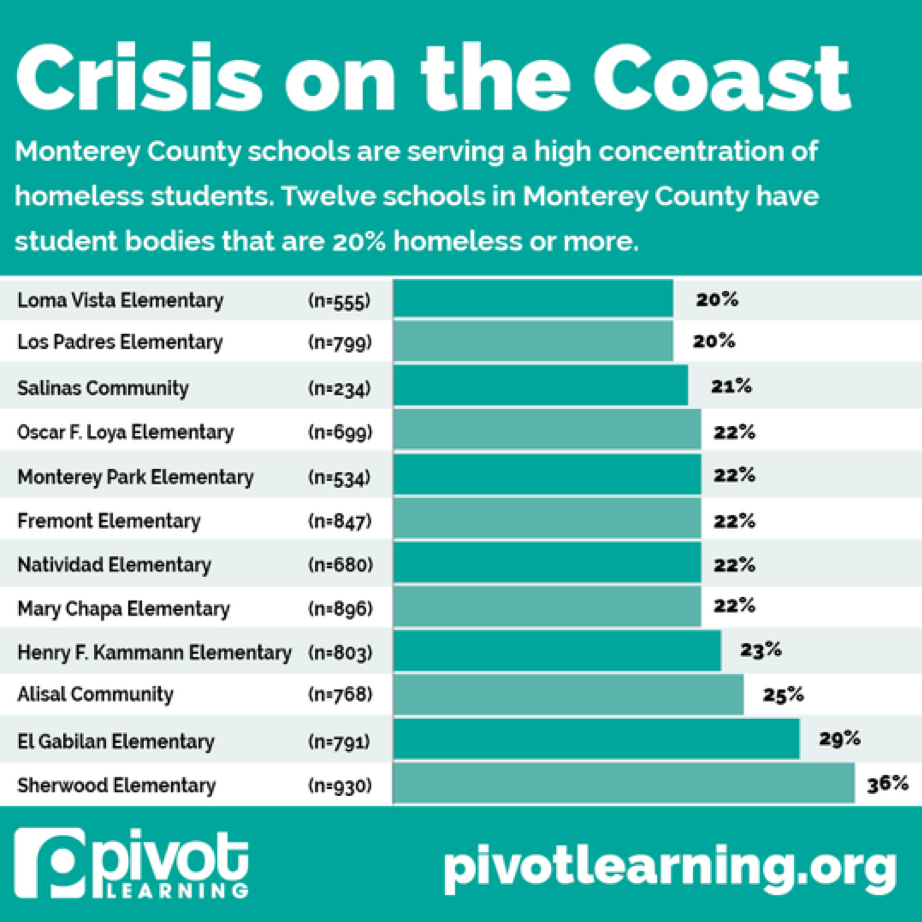 Figures of local schools provided by the Pivot Learning and National Center for Youth Law study.